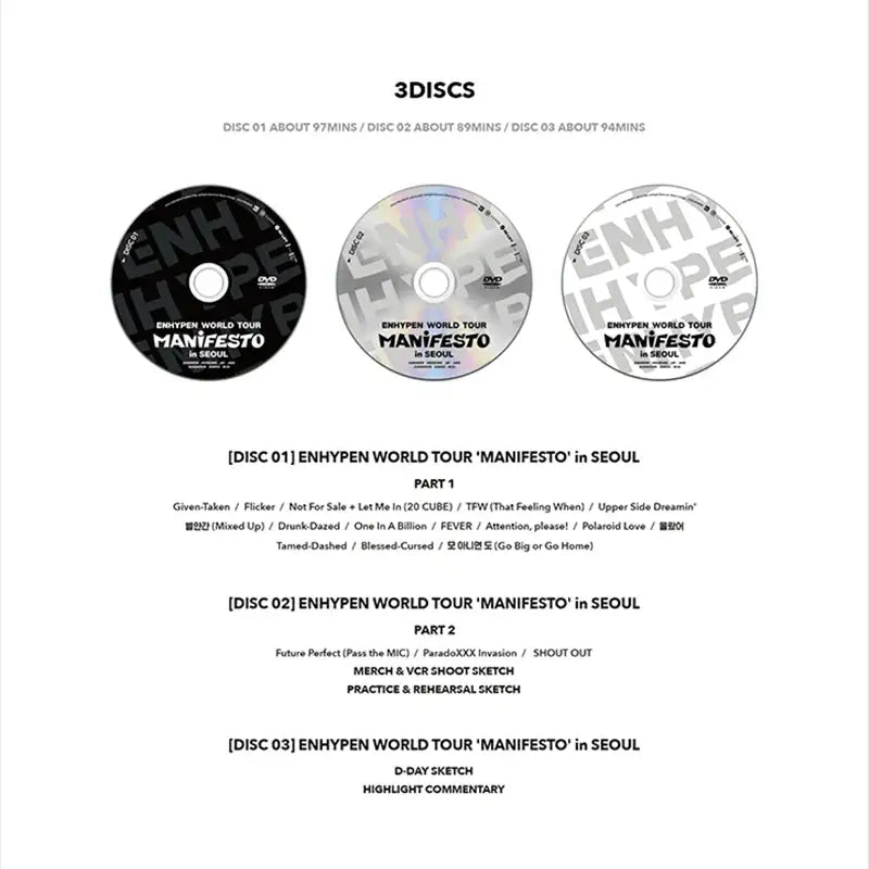 ENHYPEN - World Tour "MANIFESTO" in SEOUL - ENHYPEN - Album - Harumio