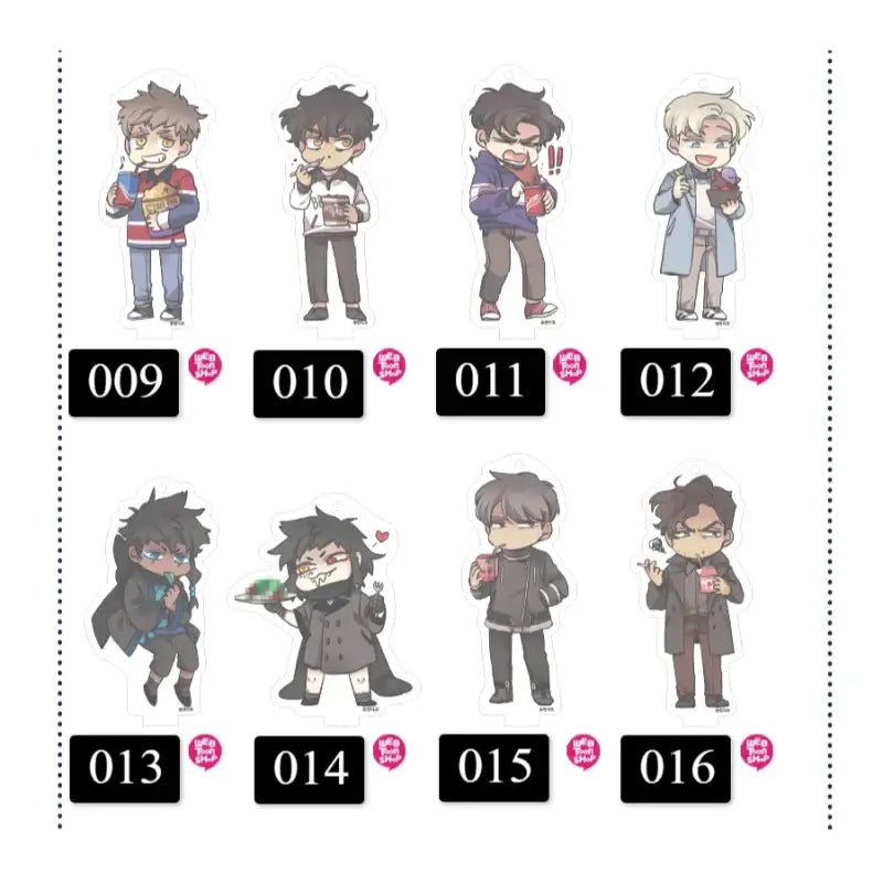 Heroes Plan B - Acrylic Stand Charm (Random) - Webtoon Shop - Acrylic Stand - Harumio