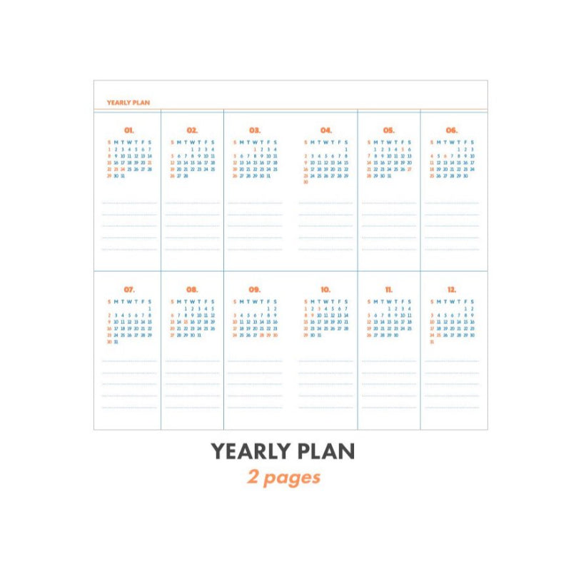 ICONIC - 2023 Record-On Monthly Slim Diary