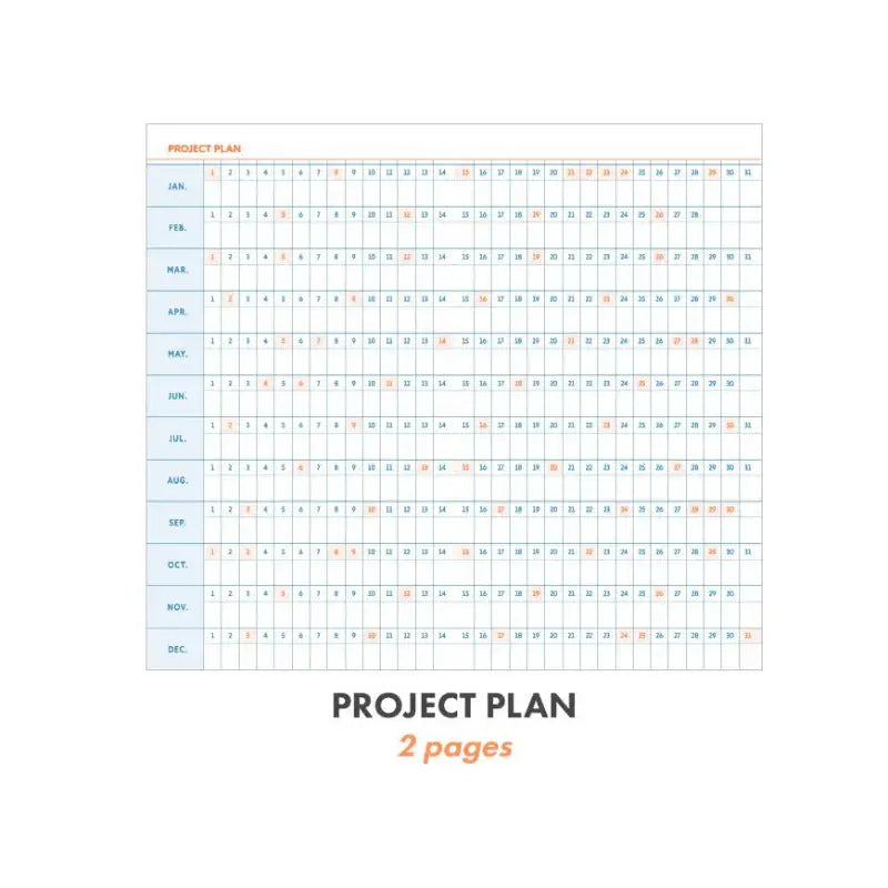 ICONIC - 2023 Record-On Monthly Slim Diary - ICONIC - Diary - Harumio