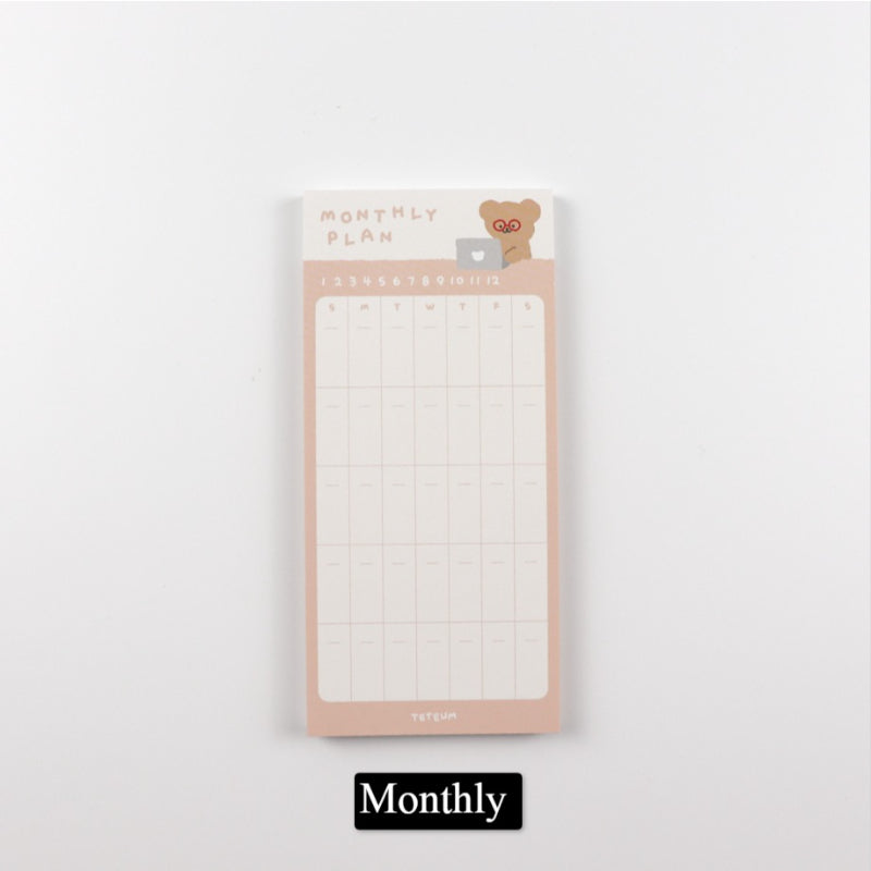 Teteum - Long Memo Pad - Teteum - Stationary - Harumio