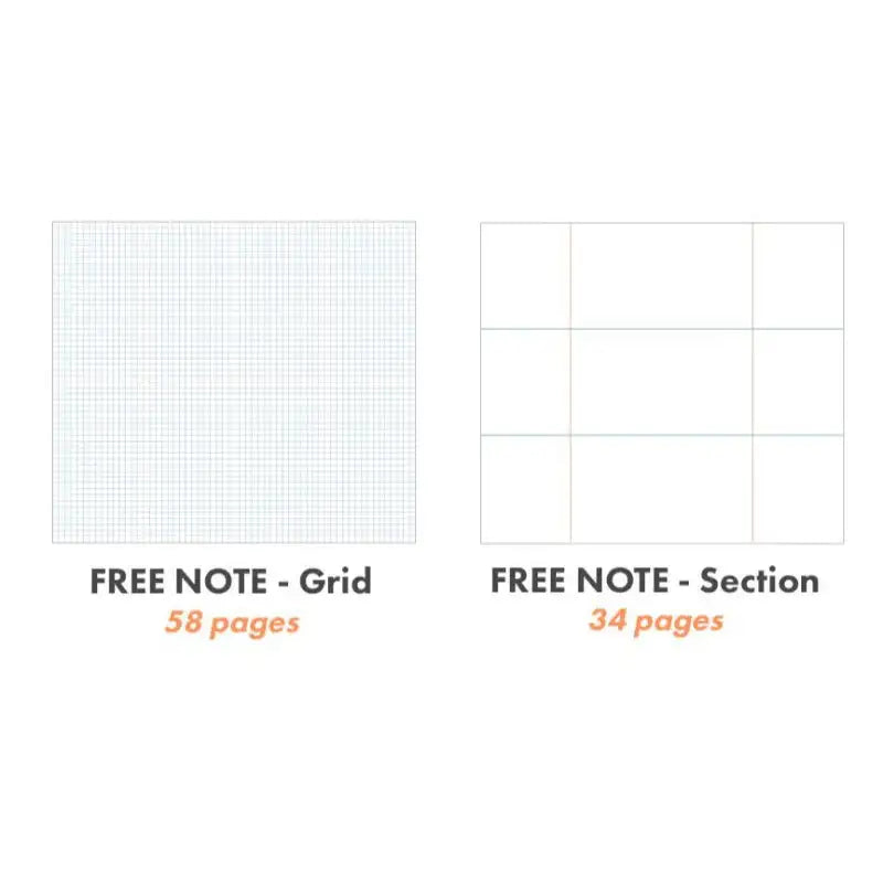 ICONIC - 2023 Record-On Monthly Slim Diary - ICONIC - Diary - Harumio