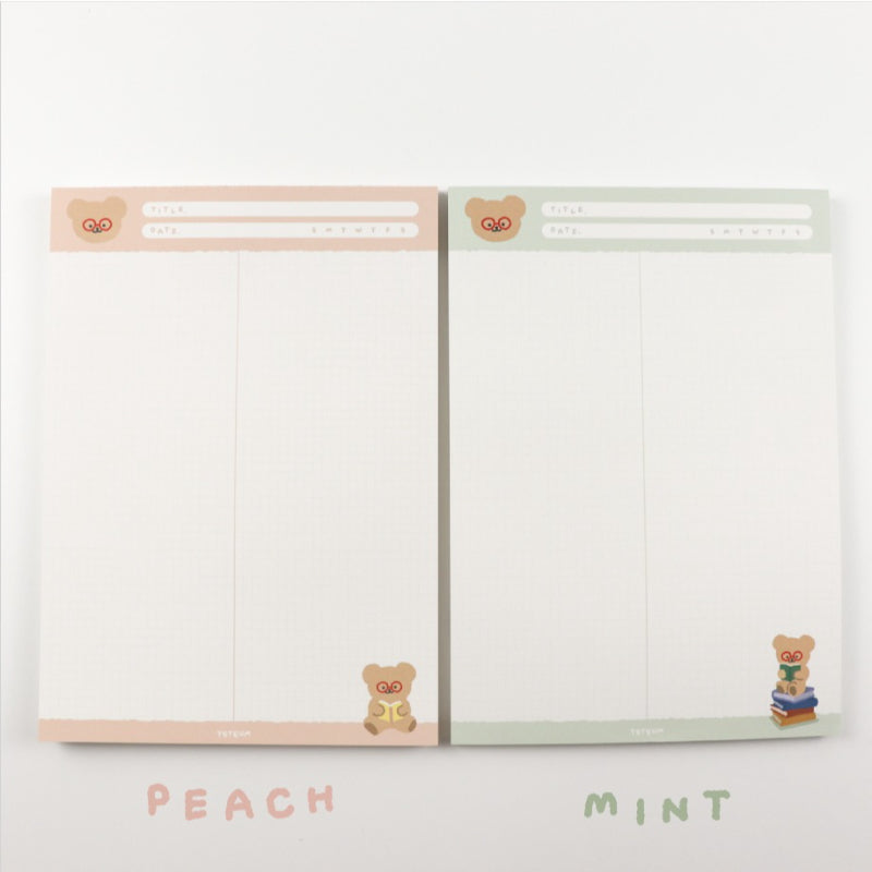 Teteum - B5 Memo Pad ( Ver. 3 )