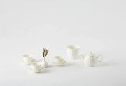 Chaora - White Porcelain Angle Tea Set (3 Pax) - Chaora - Tableware - Harumio