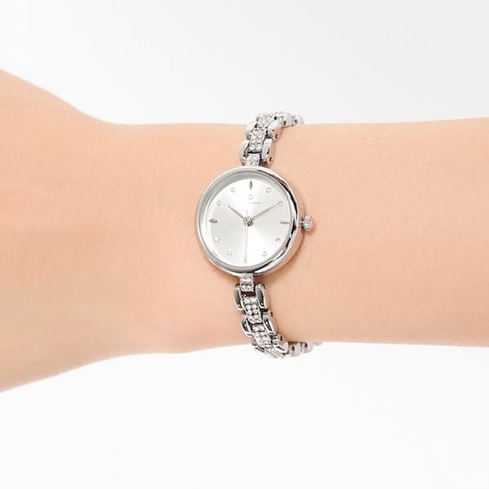 OST - Dreams and Luck Cubic Bracelet Silver Women's Metal Watch