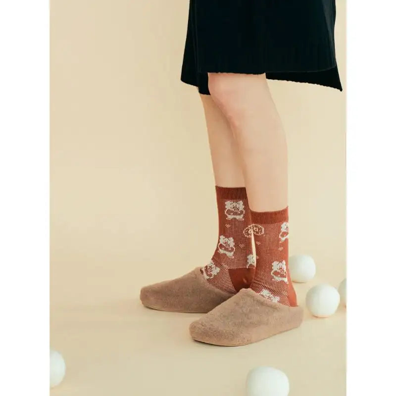 Dinotaeng - Papa Quokka Nordic Socks - Dinotaeng - Socks - Harumio