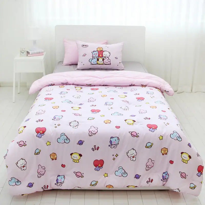NARA HOME DECO X BT21- Minini Quilt - NARA HOME DECO X BT21 - Bed Textiles - Harumio