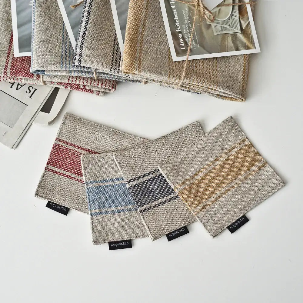 August8th - Natural Hemp Linen Cross Kitchen Cloth - August8th - Accessories - Harumio