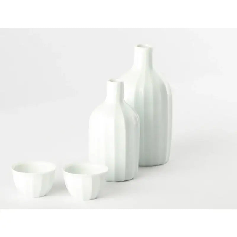 Chaora - White Porcelain Bottle & Glass - Chaora - Tableware - Harumio