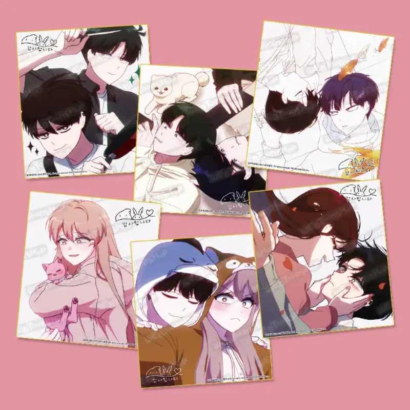 Surplus Commando - Autographed Colored Paper - Webtoon Shop - Illustrated Art Paper - Harumio
