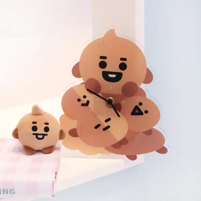 NARA HOME DECO x BT21- Baby Acrylic Wall Clock - NARA HOME DECO - Home & Living - Harumio