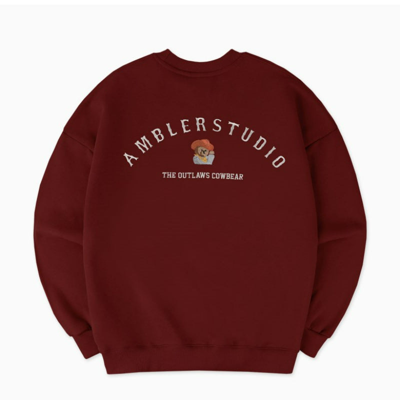 Ambler - Cowboy Bear Unisex Overfit Sweatshirt