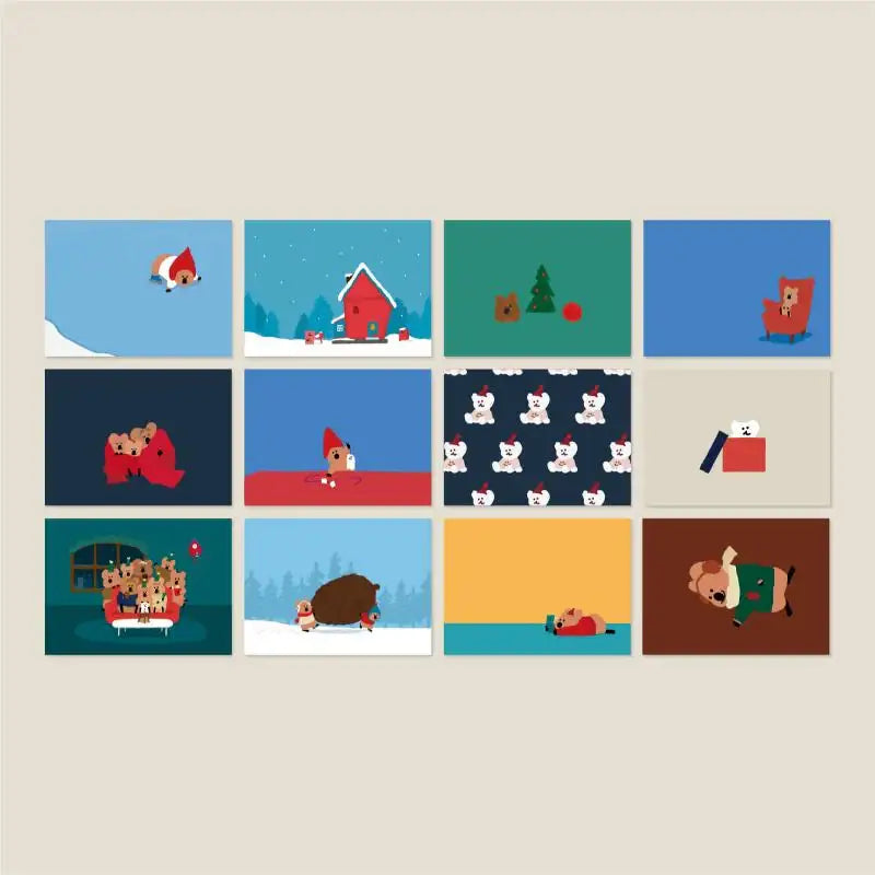 Dinotaeng - How to Melt Winter Postcard Set - Dinotaeng - Postcard - Harumio