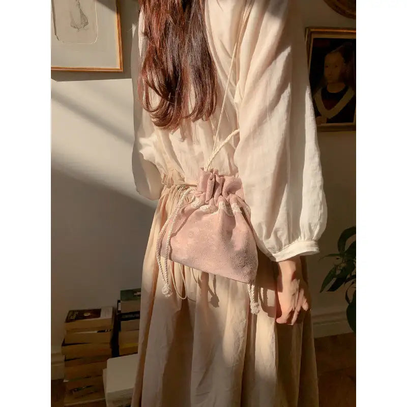 Ovuni - Lace Drawstring Bag - Ovuni - Bag - Harumio