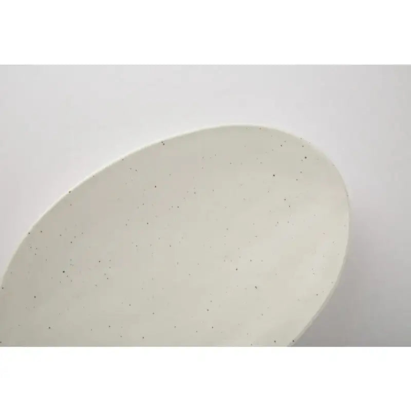 Chaora - Matte White Porcelain Ellipse Compote Plate