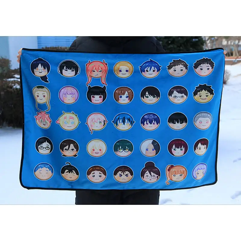 Excuse Me, but the World Will Be Gone for a While - Double-sided Webtoon Blanket - Webtoon Shop - Blanket - Harumio