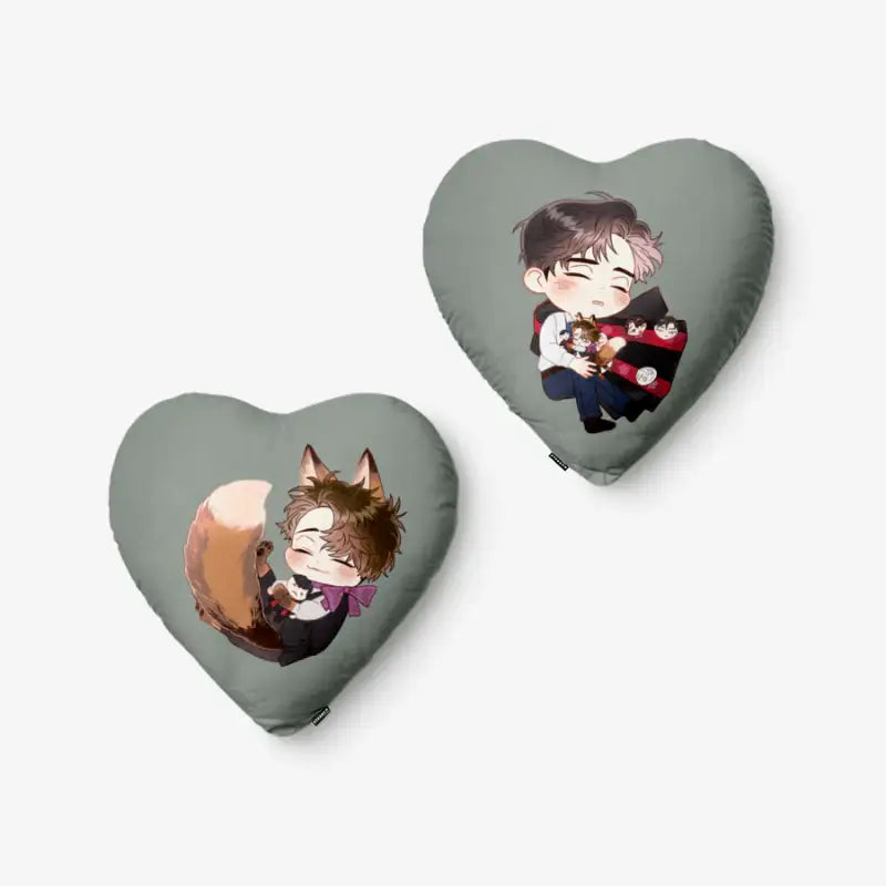 Mad Place - Fox Ideun Heart Cushion - Junah COMICS - Accessories - Harumio