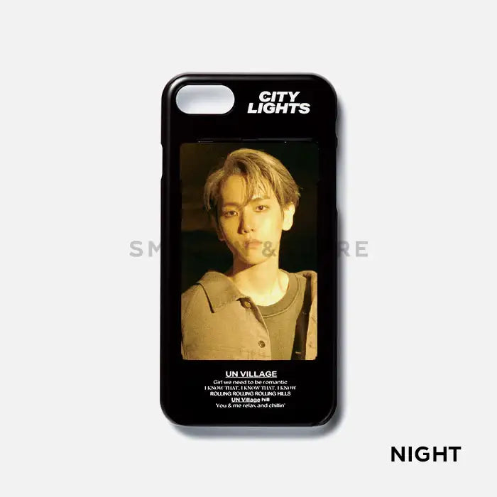Baek Hyun - Official Merch - City Lights Phone Frame Case - Baek Hyun - Accessories - Harumio