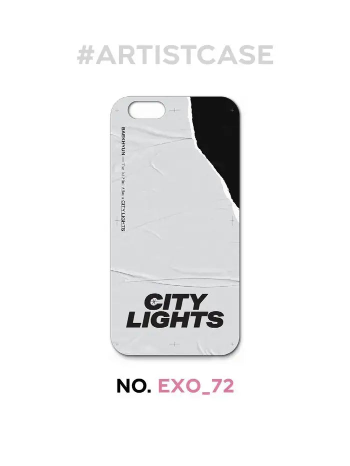 Baek Hyun - Official Merch - City Lights Artist Phone Case - iPhone - Baek Hyun - Accessories - Harumio