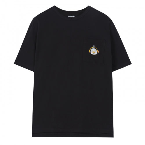 SPAO x Pengsoo - Embroidered Pocket T-Shirt