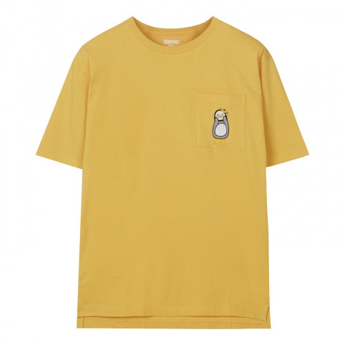 SPAO x Pengsoo - Embroidered Pocket T-Shirt