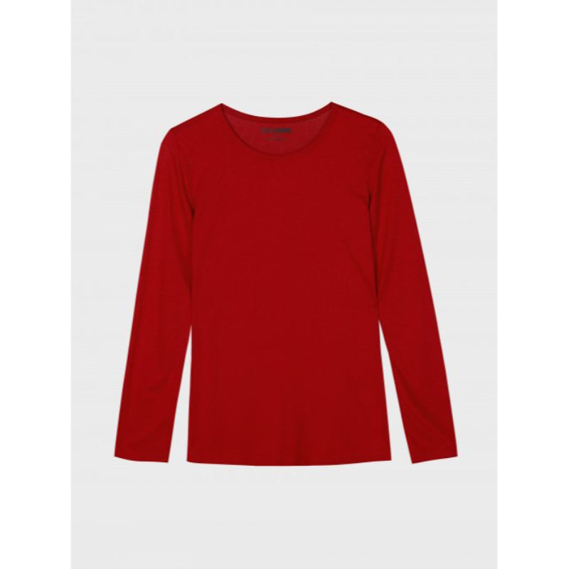 Basic House x Samyang - Warm Essential Women's Round Neck Long Sleeve T-Shirt