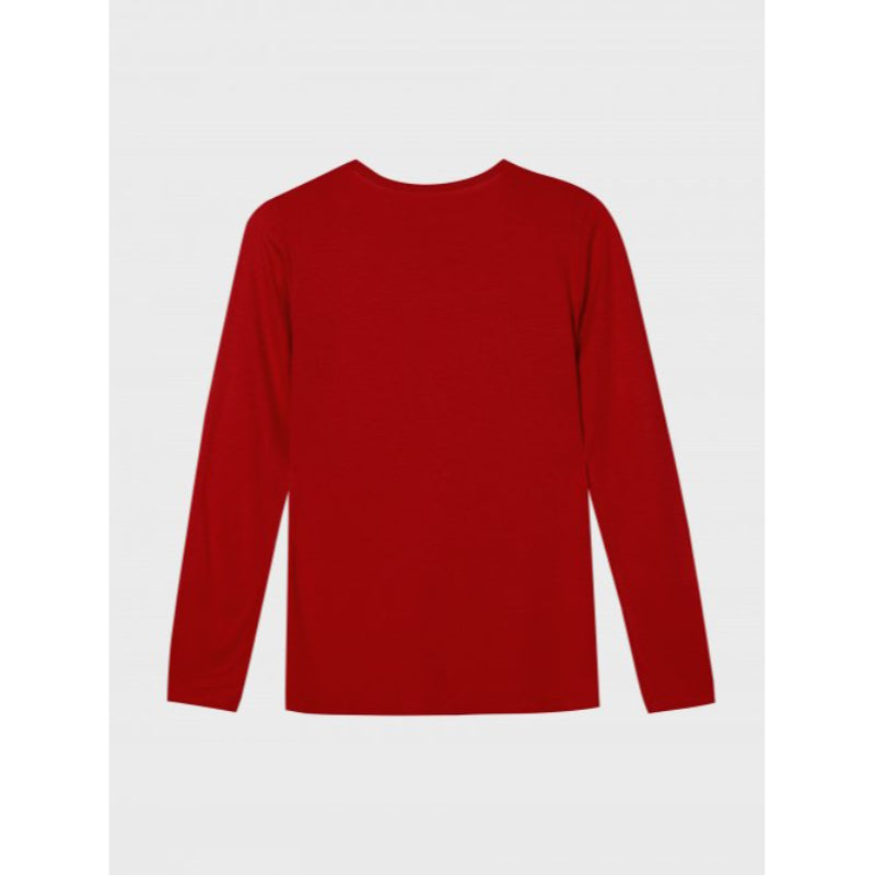 Basic House x Samyang - Warm Essential Women's Round Neck Long Sleeve T-Shirt