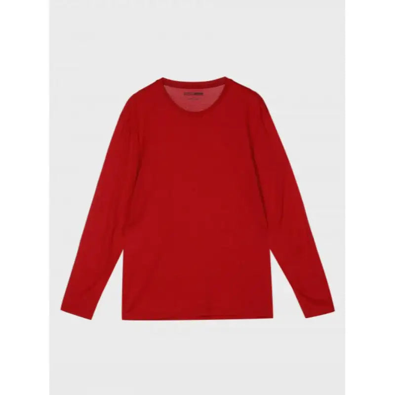 Basic House x Samyang - Warm Essential Round Neck Long Sleeve T-Shirt - Basic House - Clothing - Harumio
