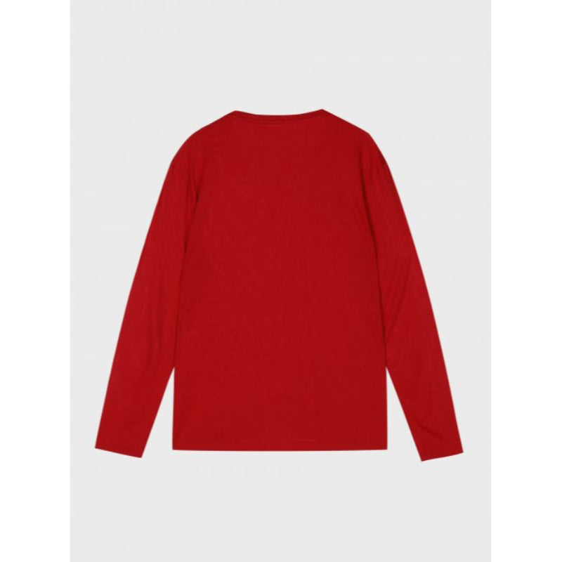 Basic House x Samyang - Warm Essential Round Neck Long Sleeve T-Shirt