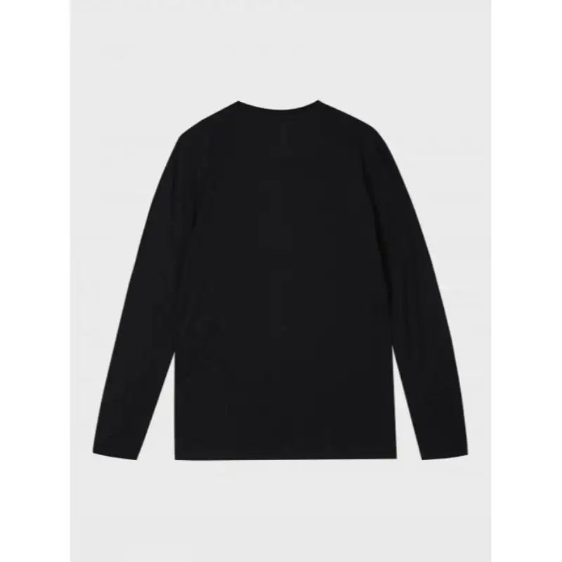 Basic House x Samyang - Warm Essential Round Neck Long Sleeve T-Shirt - Basic House - Clothing - Harumio