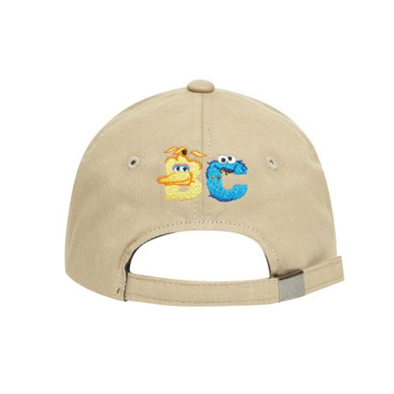 Beyond Closet x Sesame Street - Sesame Street Wave Logo Baseball Cap - Beige