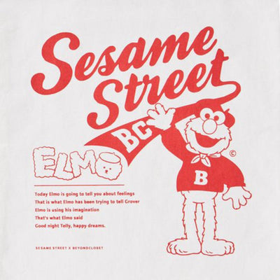 Beyond Closet x Sesame Street - Hello Elmo Eco Bag - Red