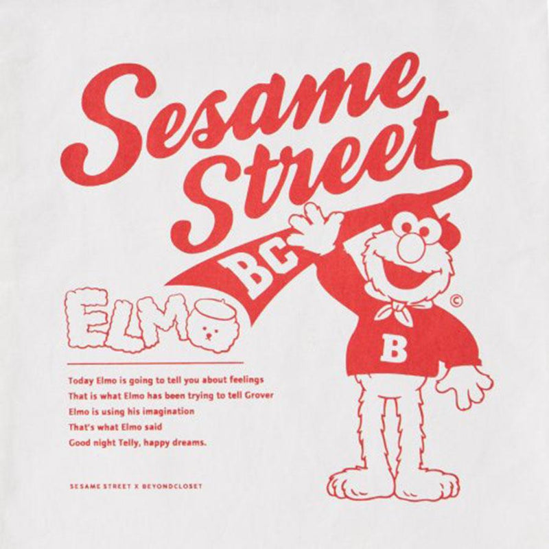 Beyond Closet x Sesame Street - Hello Elmo Eco Bag - Red