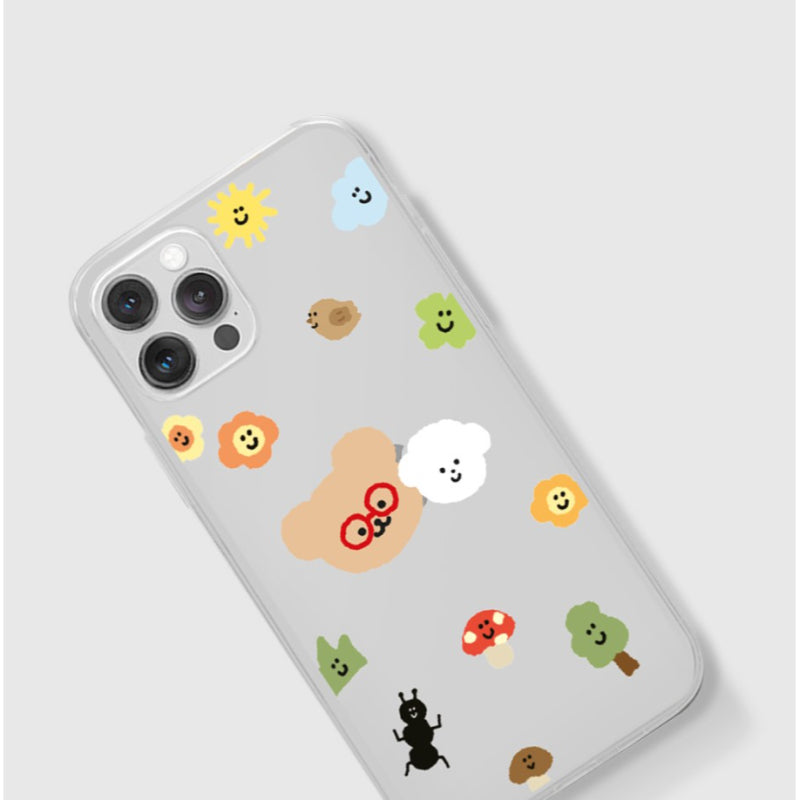 Teteum - Tiny Forest Jelly Hard Phone Case