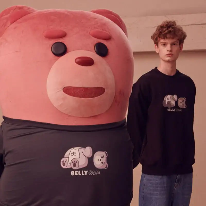 Bellygom x Ambler - Oops! Bellygom Unisex Overfit Sweatshirt - Bellygom x Ambler - Sweatshirt - Harumio