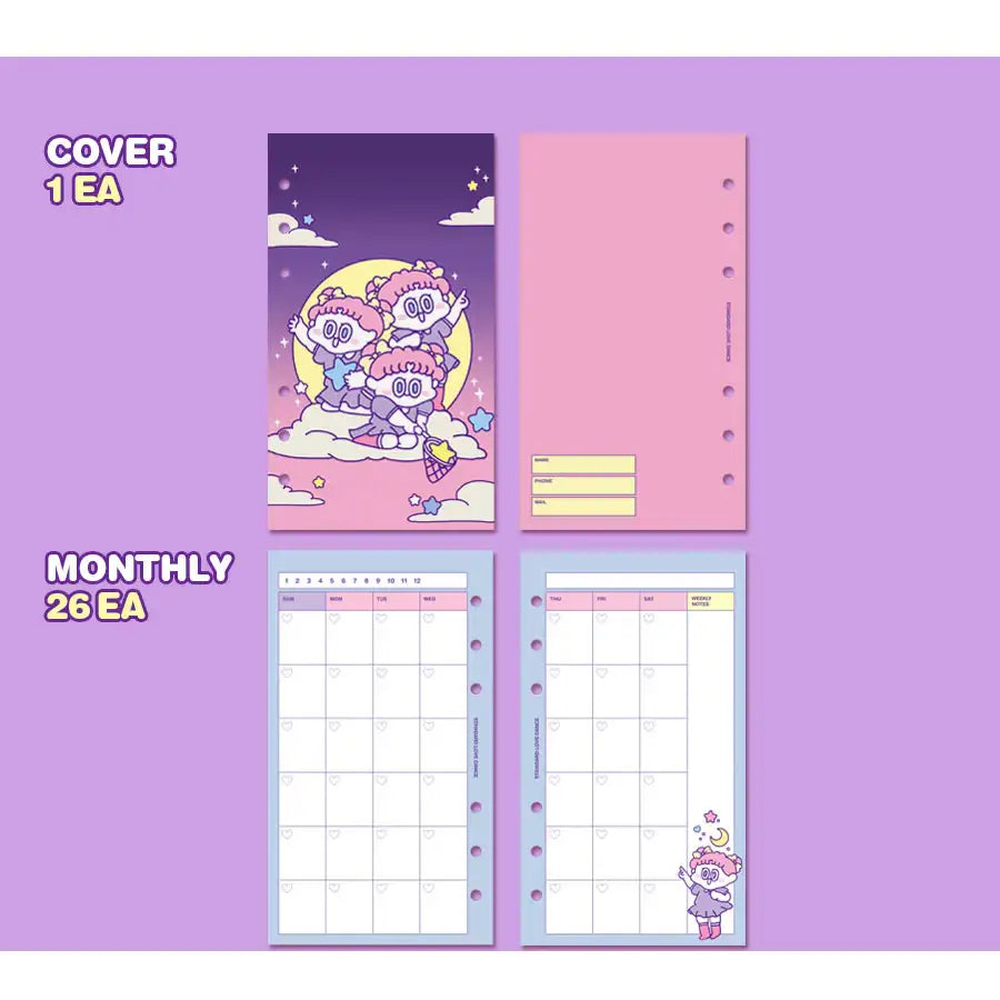 Standard Love Dance - Leegong Glitter Diary - Standard Love Dance - Stationery - Harumio