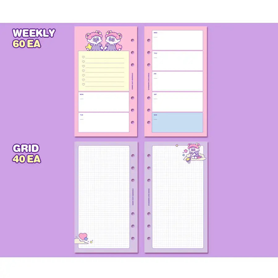 Standard Love Dance - Leegong Glitter Diary - Standard Love Dance - Stationery - Harumio