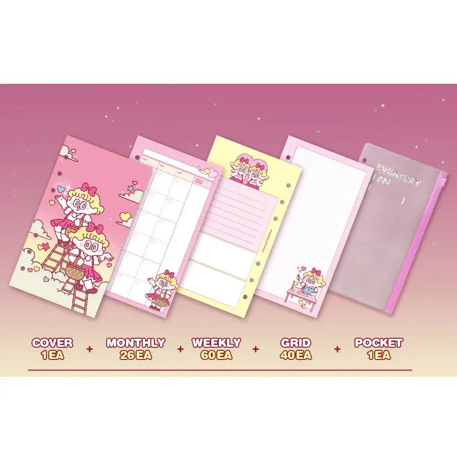 Standard Love Dance - Leegong Glitter Diary - Standard Love Dance - Stationery - Harumio