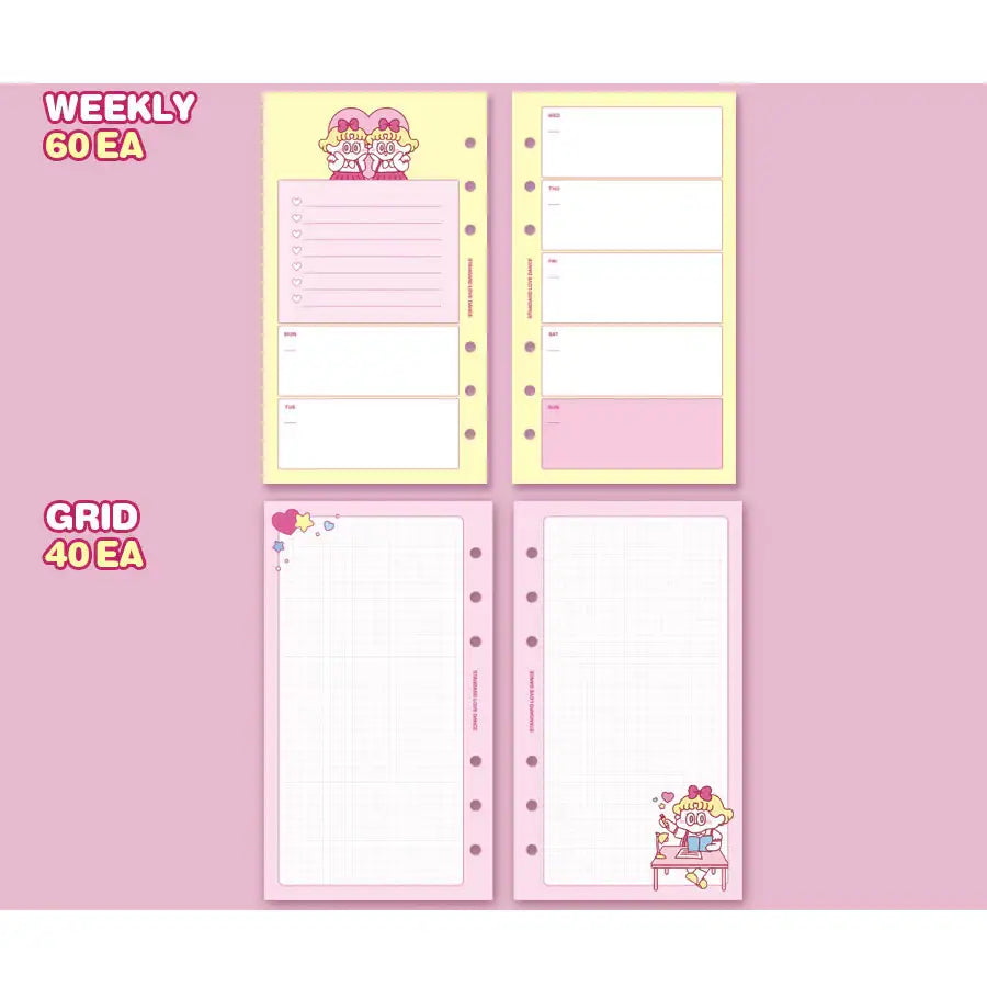 Standard Love Dance - Leegong Glitter Diary - Standard Love Dance - Stationery - Harumio