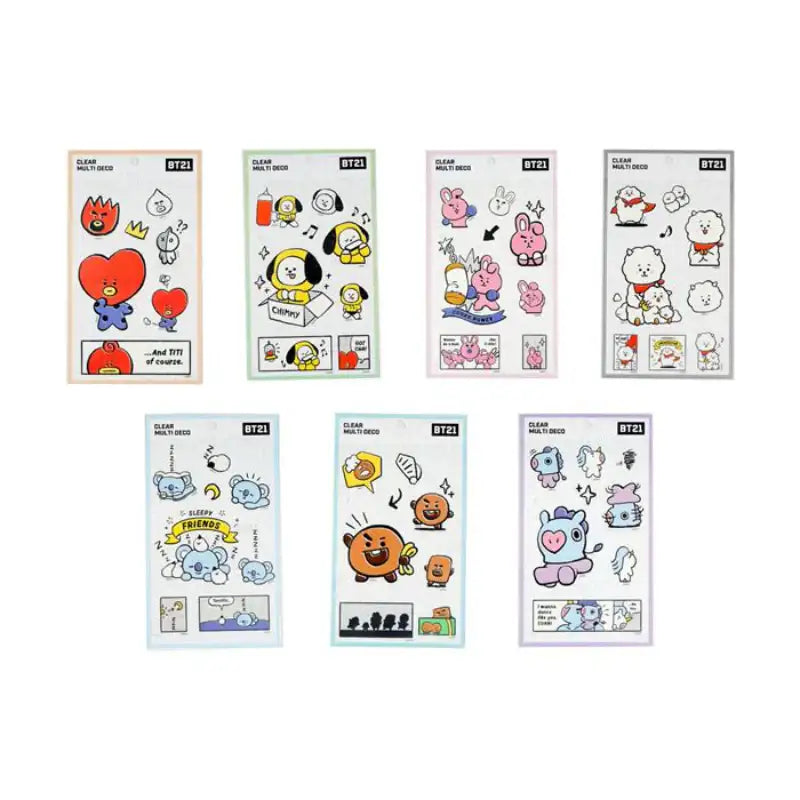 BT21 - Multi-Deco Sticker - LINE FRIENDS - Sticker - Harumio