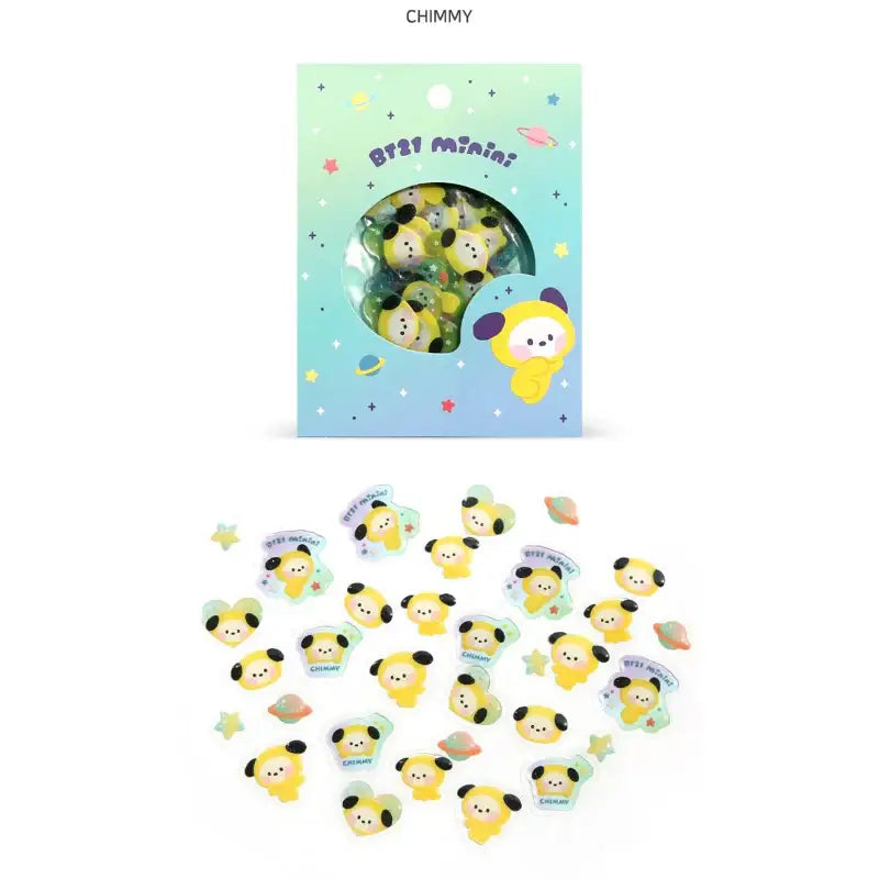 BT21 - Minini Flake Sticker Pack - LINE FRIENDS - Sticker - Harumio