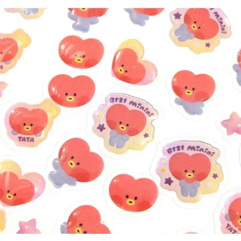 BT21 - Minini Flake Sticker Pack - LINE FRIENDS - Sticker - Harumio