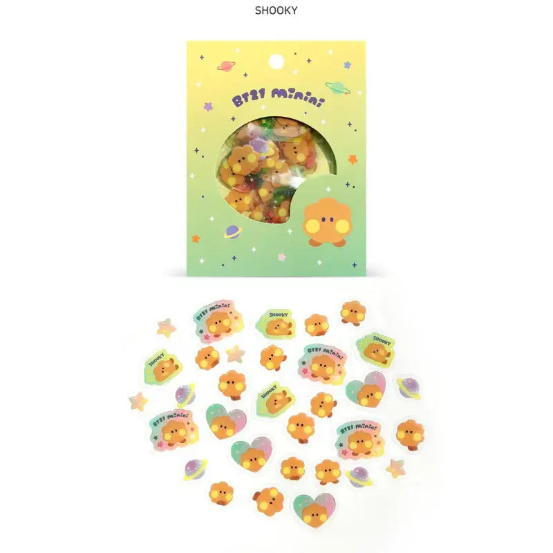 BT21 - Minini Flake Sticker Pack - LINE FRIENDS - Sticker - Harumio