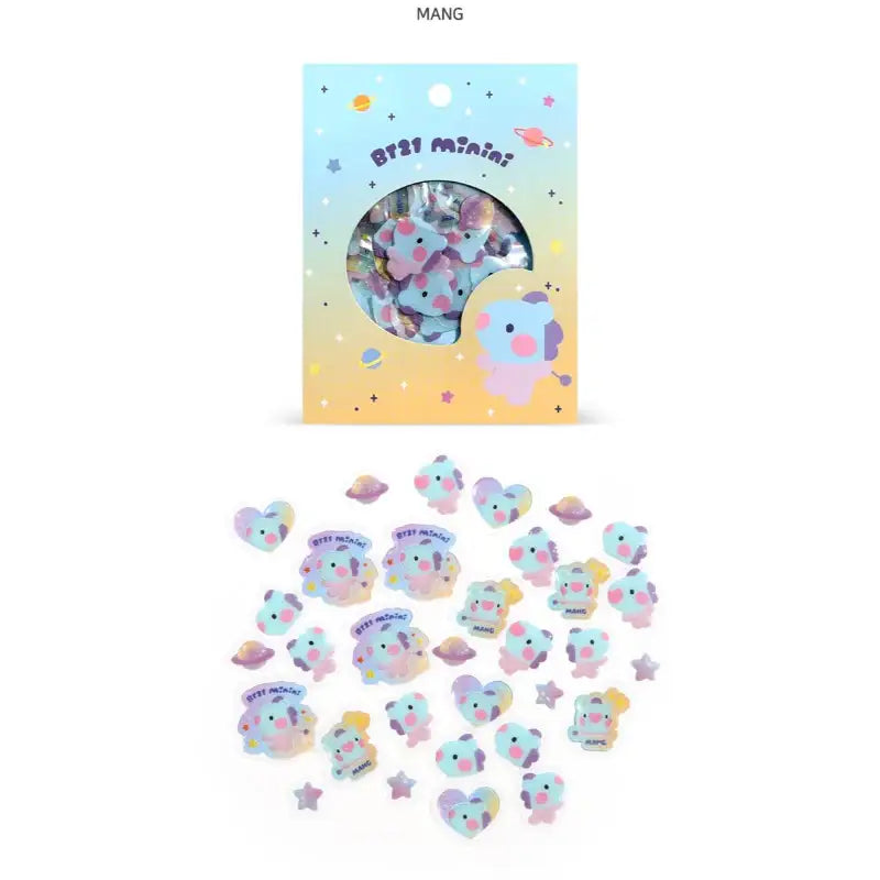 BT21 - Minini Flake Sticker Pack - LINE FRIENDS - Sticker - Harumio