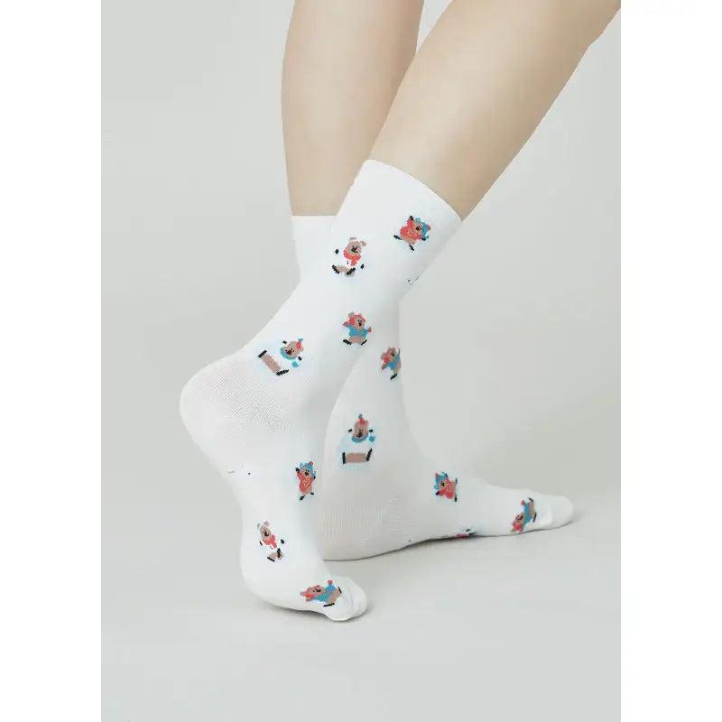 Dinotaeng - Marshville Snow Angel Single Socks - Dinotaeng - Socks - Harumio