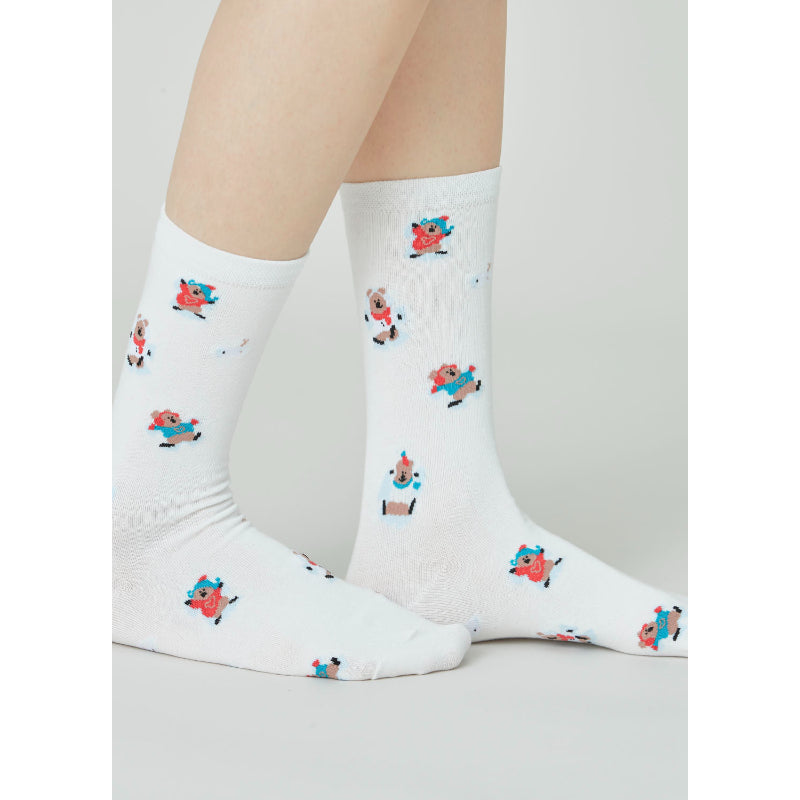 Dinotaeng - Marshville Snow Angel Single Socks