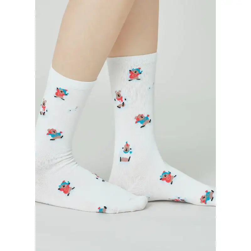 Dinotaeng - Marshville Snow Angel Single Socks - Dinotaeng - Socks - Harumio