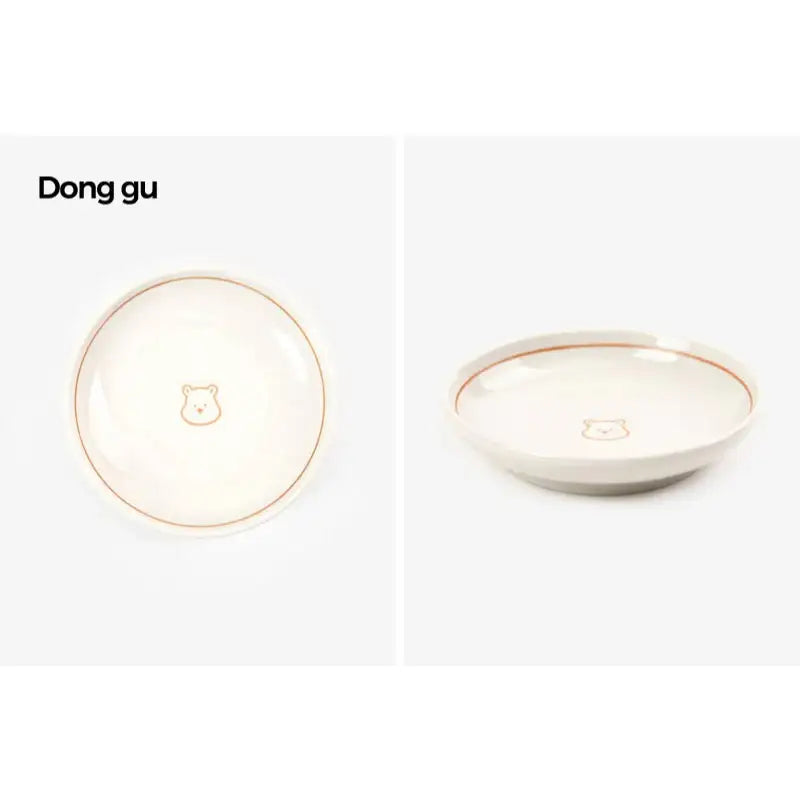 Dailylike x 10x10 - My Buddy Round Mini Plate Set - Dailylike x 10x10 - Kitchenware - Harumio