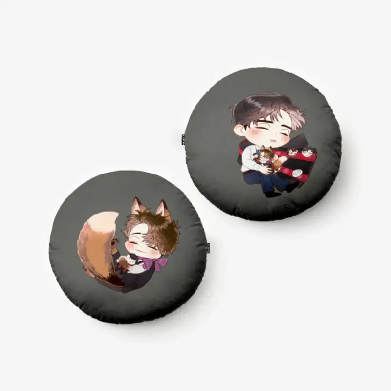 Mad Place - Fox Ideun Round Cushion - Junah COMICS - Accessories - Harumio