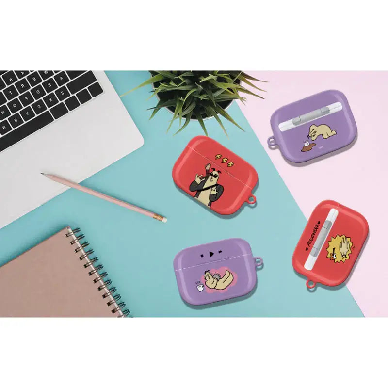 Mojo's Journal - Mojo Apple AirPods & AirPods Pro Cases - Webtoon Shop - AirPods Case - Harumio